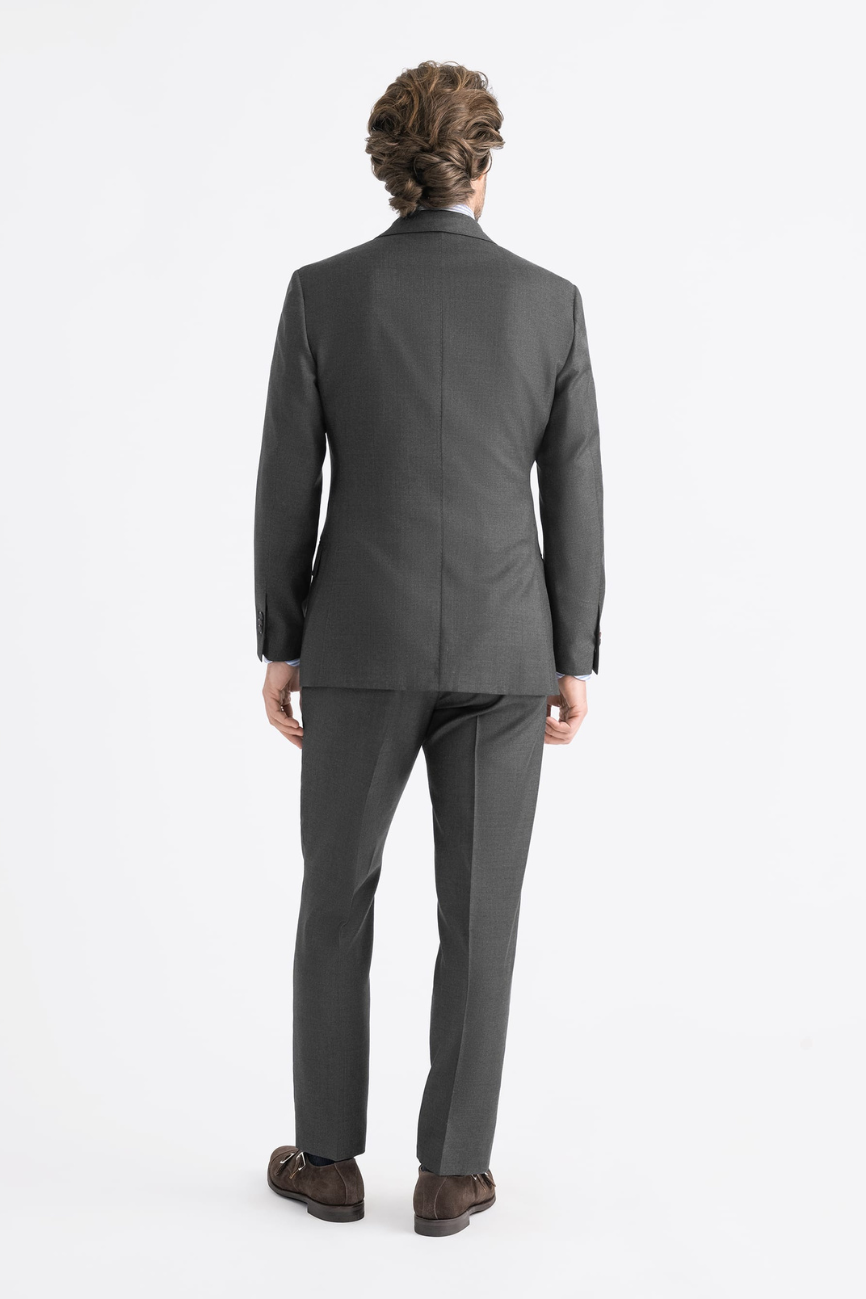 Regal Double-Breasted Grey Wool two piece Suit - Image 6