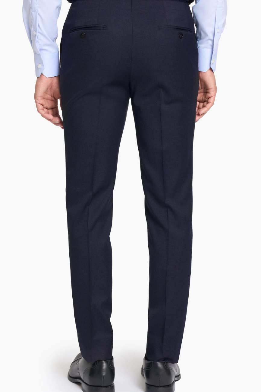 Heritage Navy Pinpoint Wool Suit - Image 4