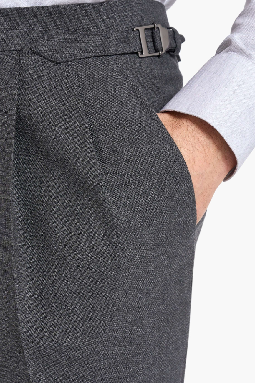 Heritage Charcoal Double Brest Tailored Suit - Image 6