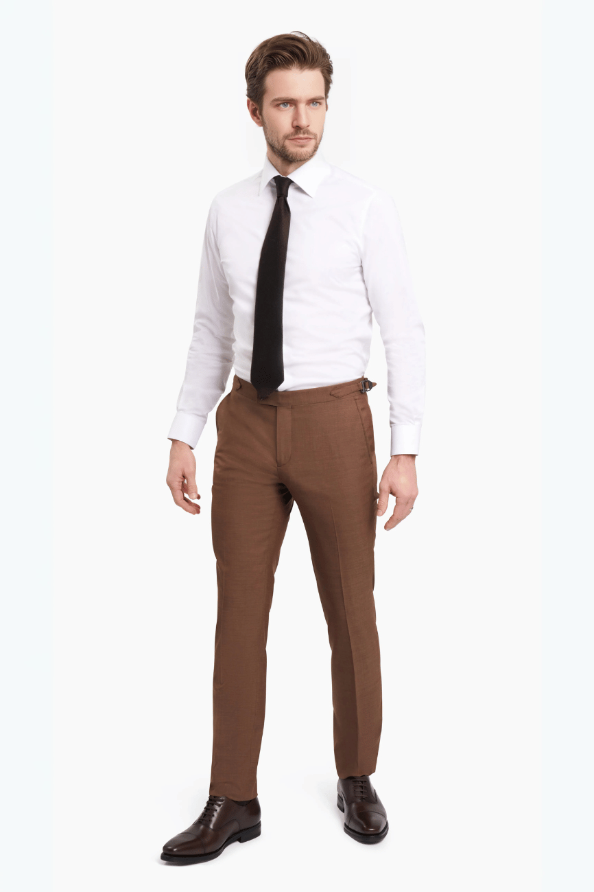 Verona Elegant Mocha Double Brest Suit - Image 5