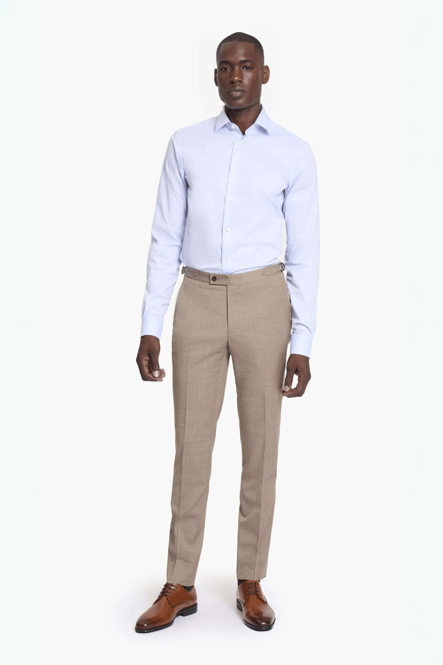 Verona Classic Light Brown Twill Suit - Image 8