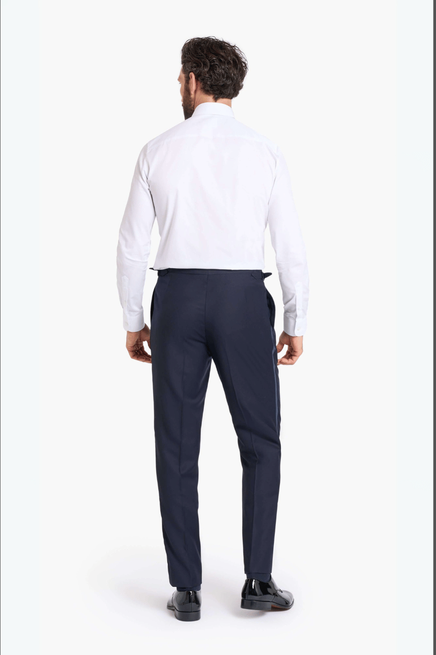 Signature Midnight Blue Tuxedo Suit - Image 8