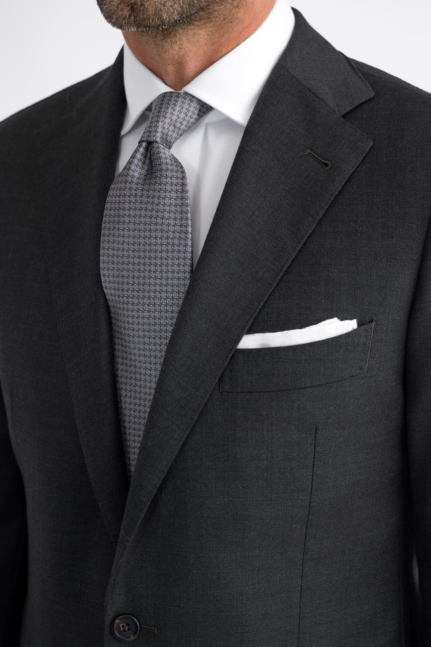 Heritage Charcoal Wool Suit - Image 2