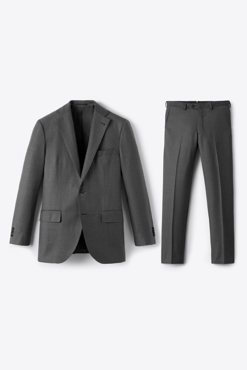 Prestige Grey Wool Two-Piece Suit - Image 2