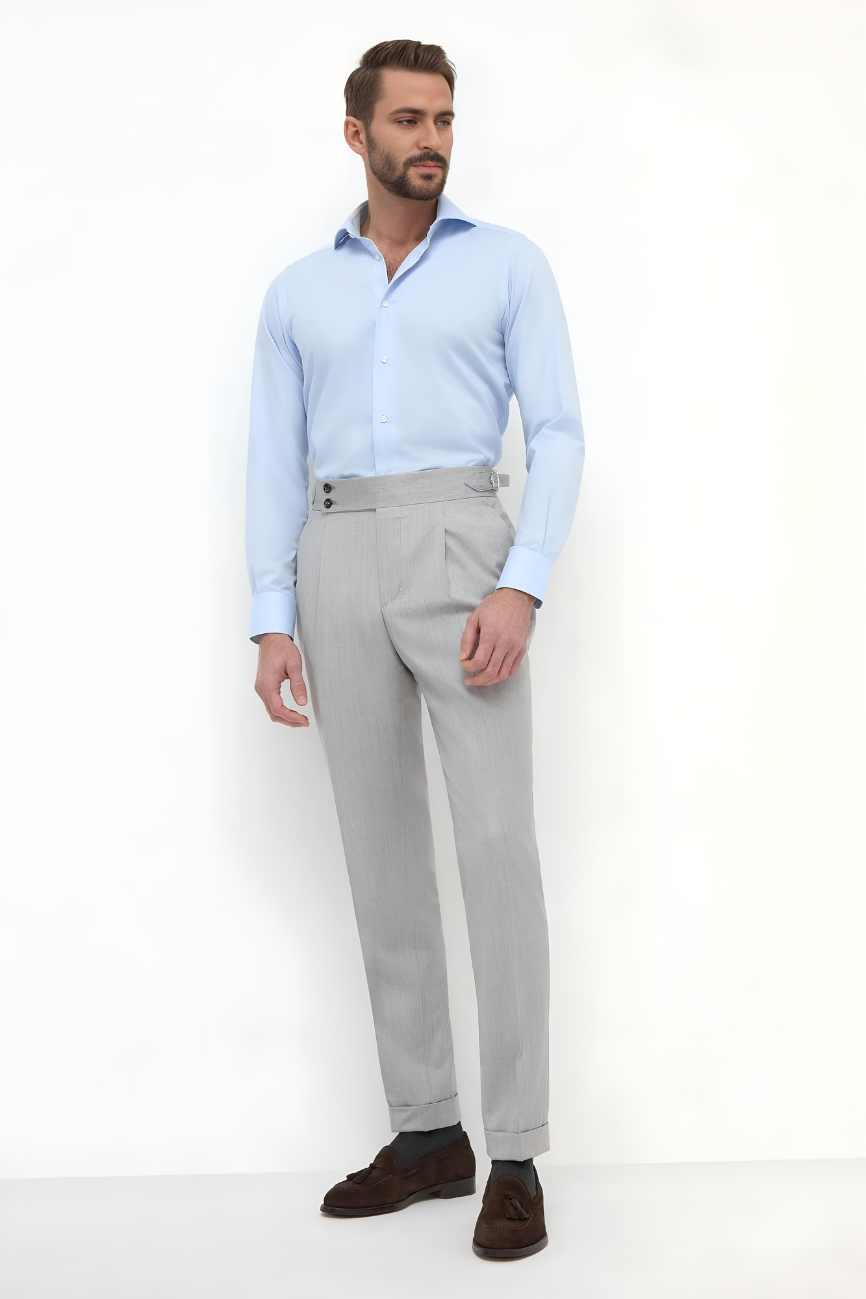 Classic Light Grey Soragna Pants