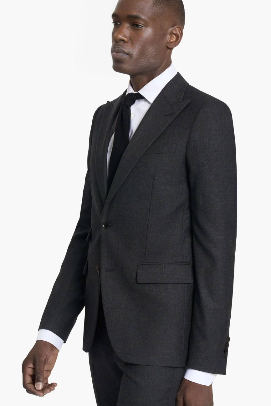Refined Carbon Grey Two Piece Suit - Image 2