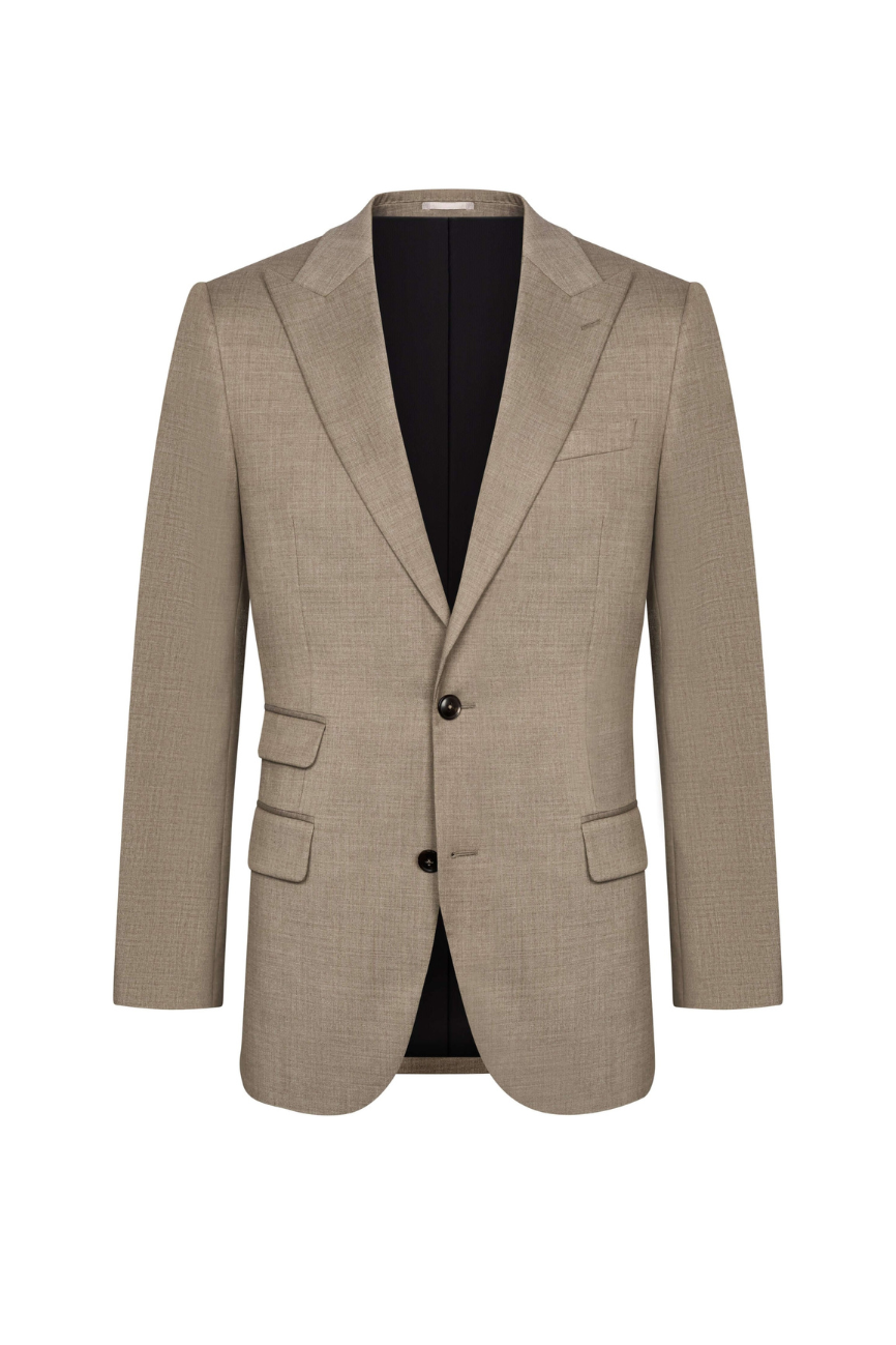 Verona Classic Light Brown Twill Suit - Image 2