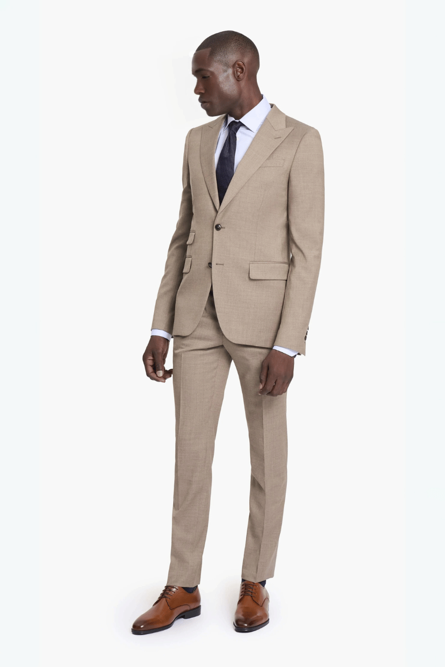Verona Classic Light Brown Twill Suit