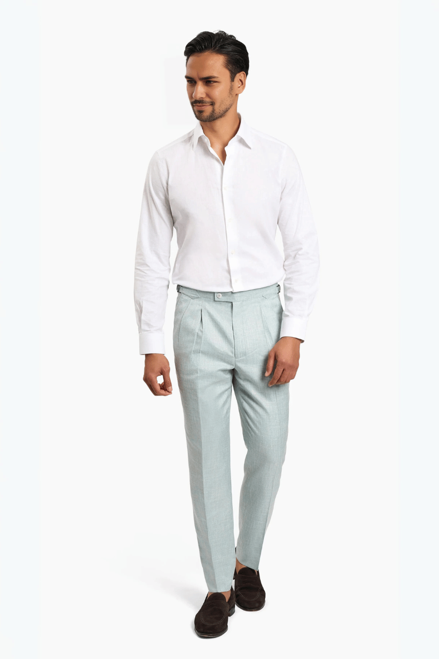 Modern Teal Double Brest Suit - Image 6