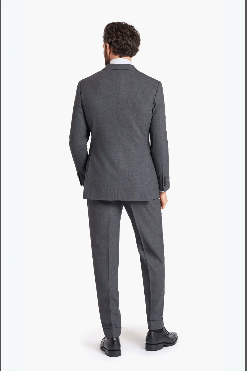 Heritage Charcoal Double Brest Tailored Suit - Image 7