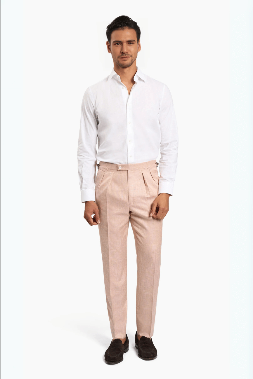 Blush Pink Two Piece Suit - Image 10