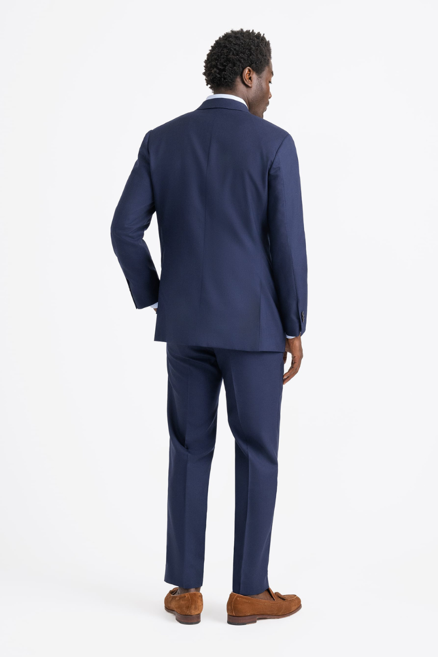 Prestige Double-Breasted Navy Fresco Suit - Image 3