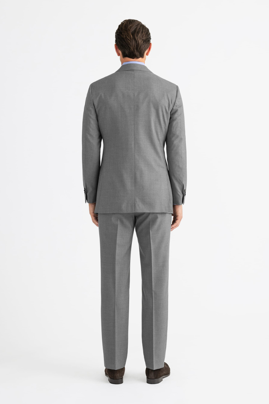 Refined Grey Tropical Wool Allen Suit - Image 3