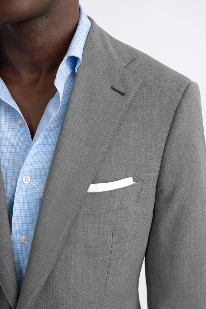 Classic Light Grey Tailored Suit - Image 3