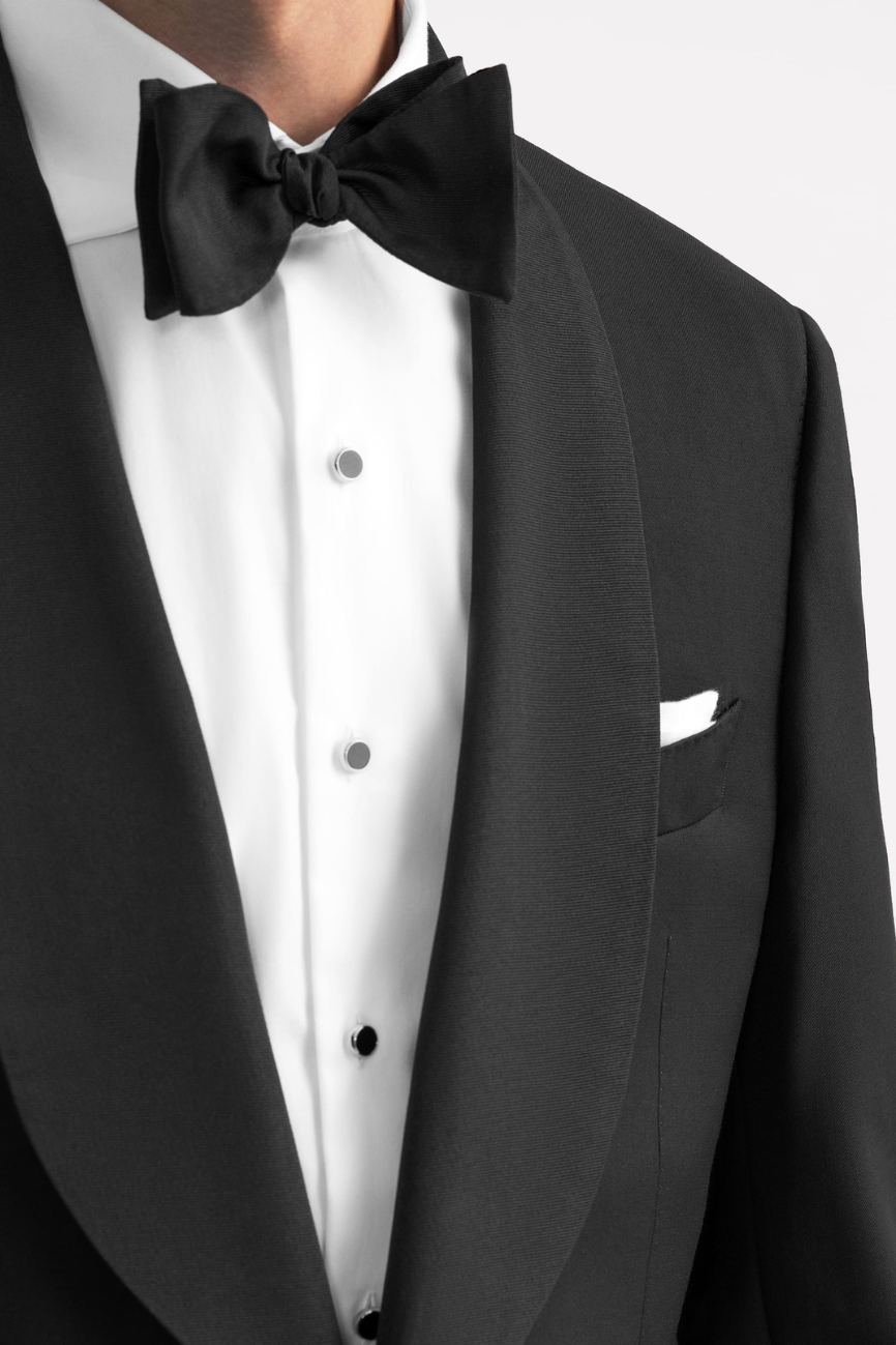 Black Shawl Lapel Allen Two-Piece Tuxedo - Image 3
