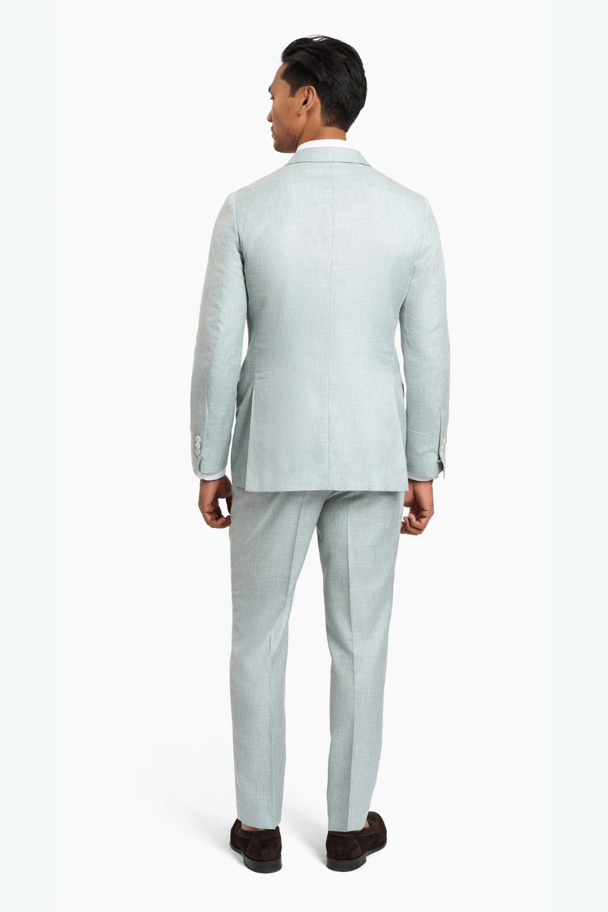 Modern Teal Double Brest Suit - Image 7