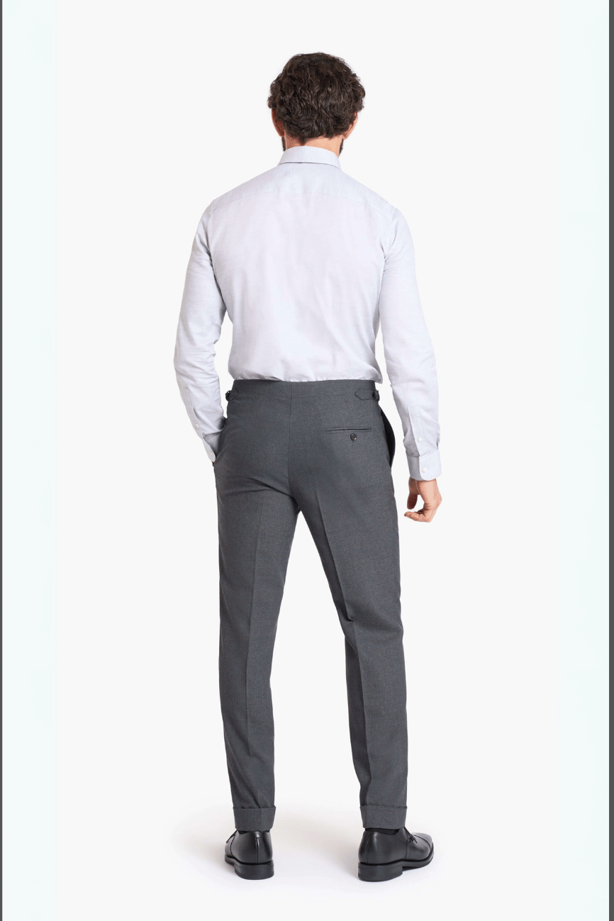 Heritage Charcoal Double Brest Tailored Suit - Image 8