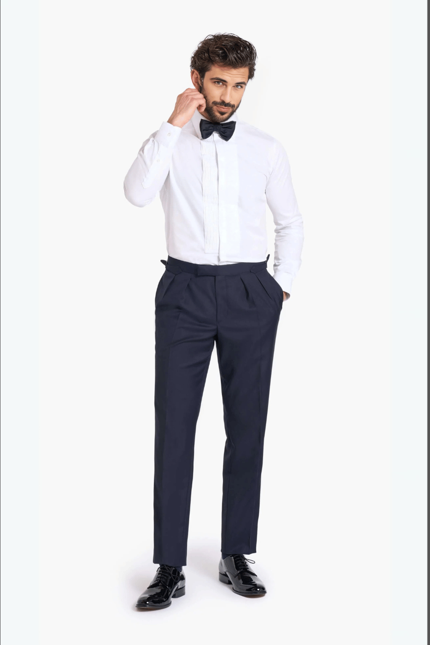 Signature Midnight Blue Tuxedo Suit - Image 9