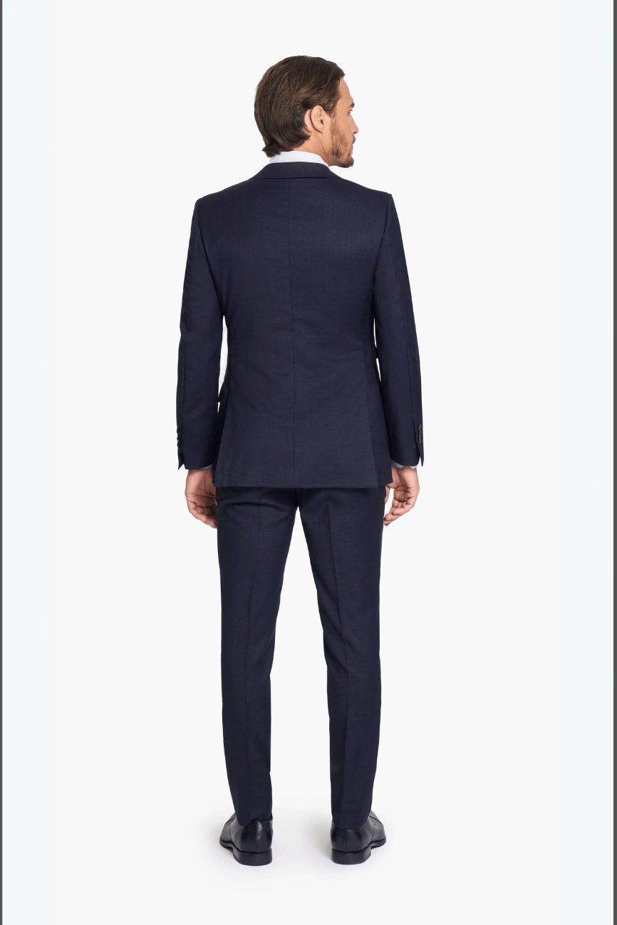 Heritage Navy Pinpoint Wool Suit - Image 8