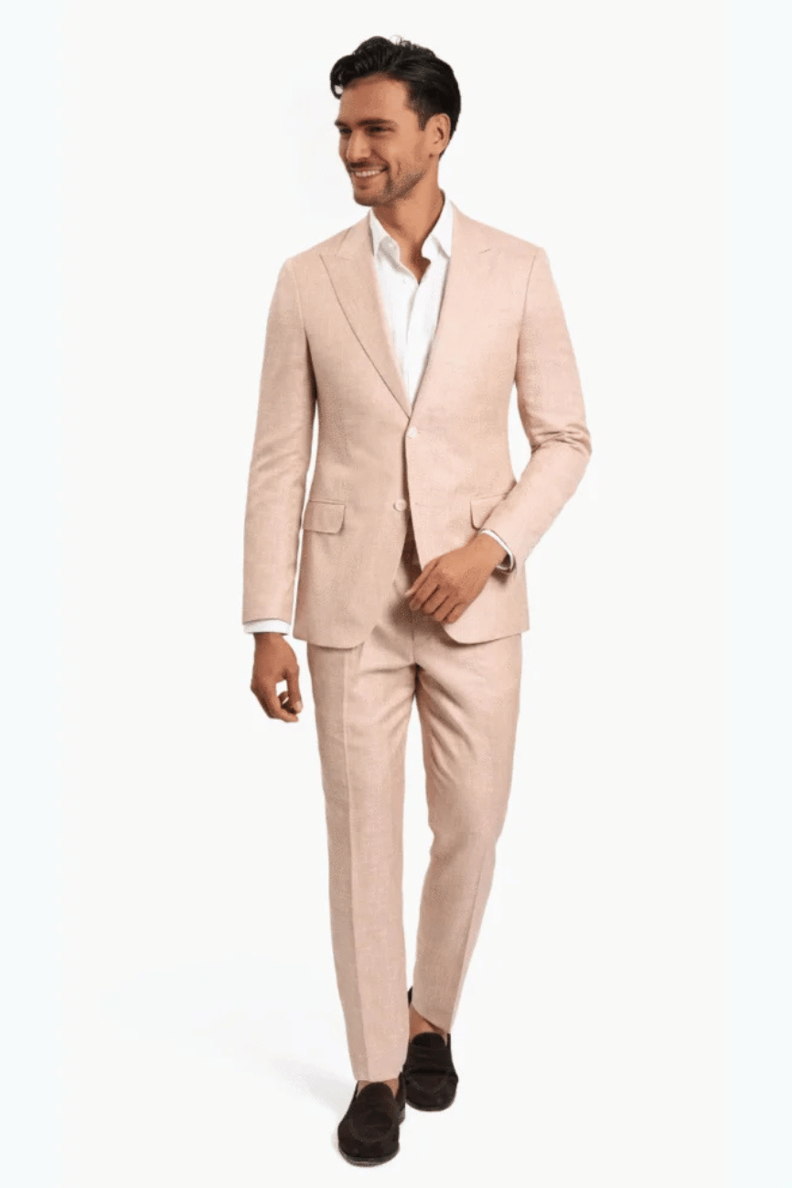 Blush Pink Two Piece Suit