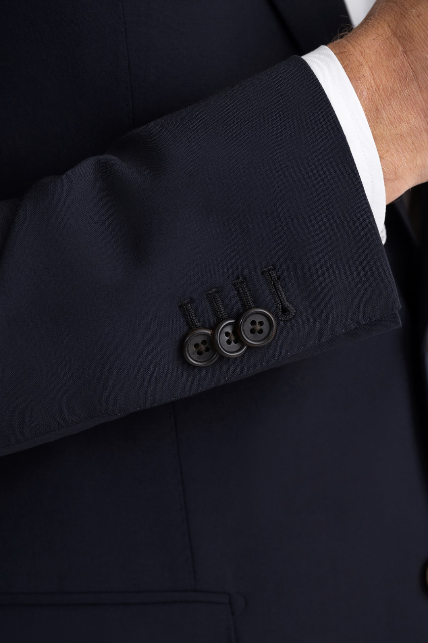 Prestige Navy Wool Two-Piece Suit - Image 5