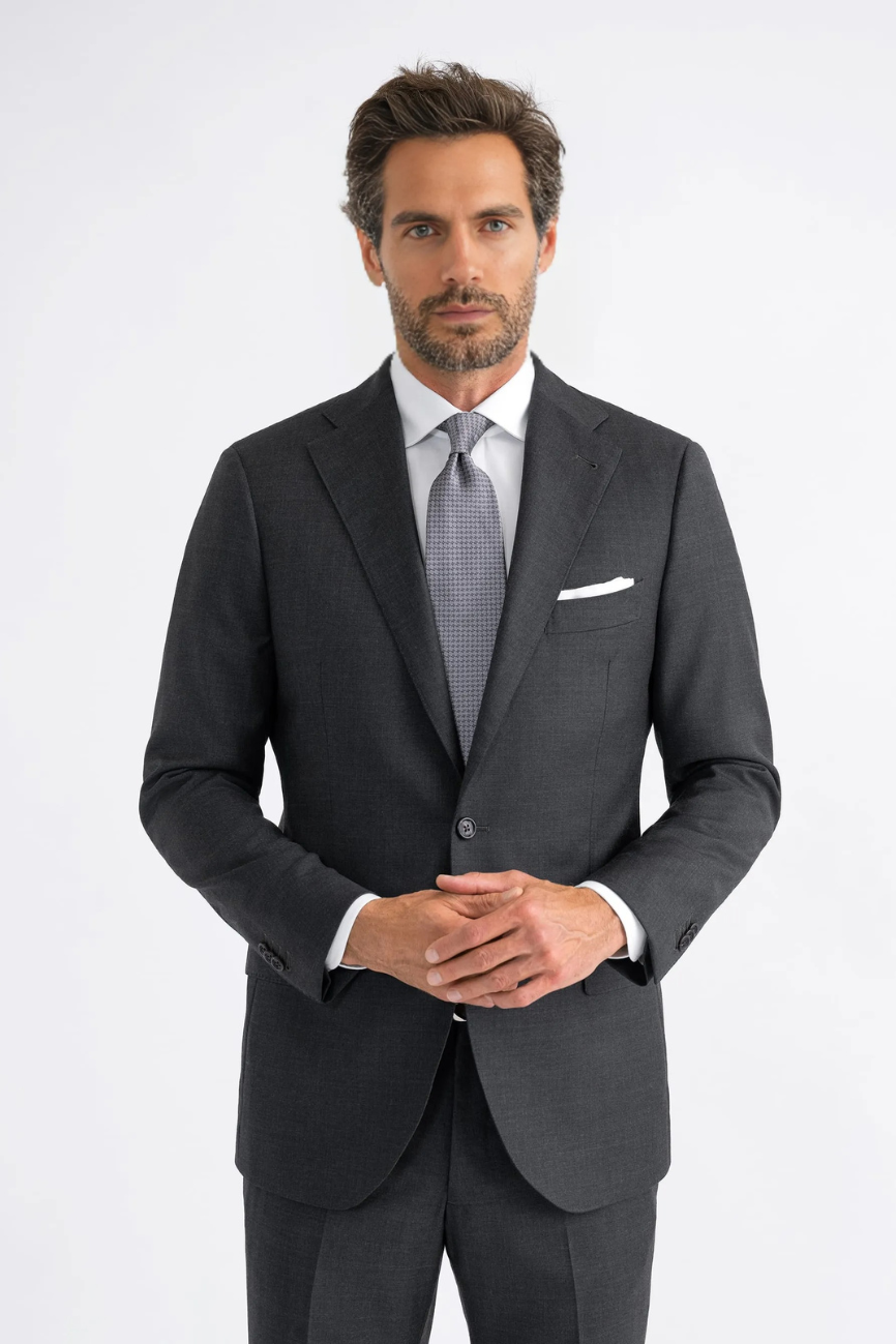 Heritage Charcoal Wool Suit
