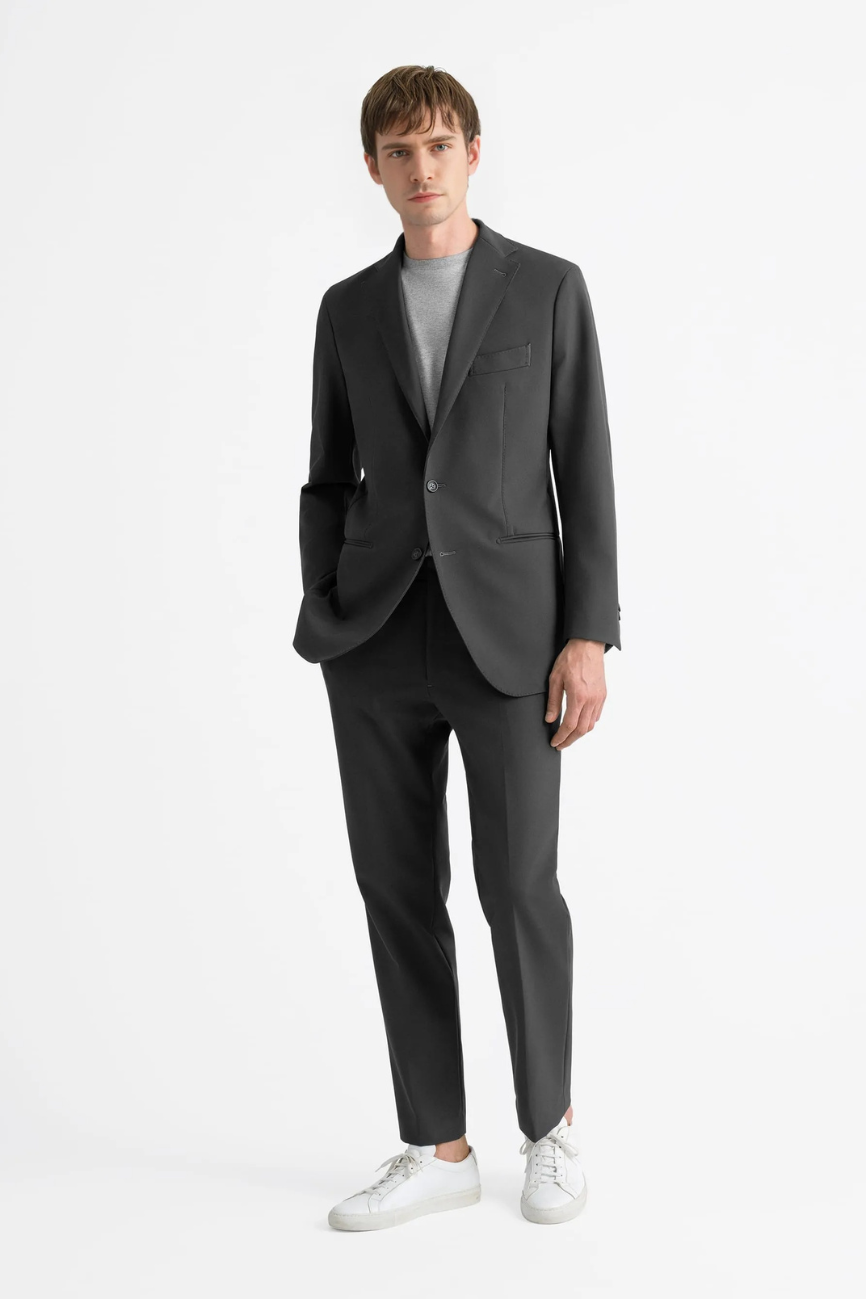 Prestige Charcoal Future Wool Suit - Image 6