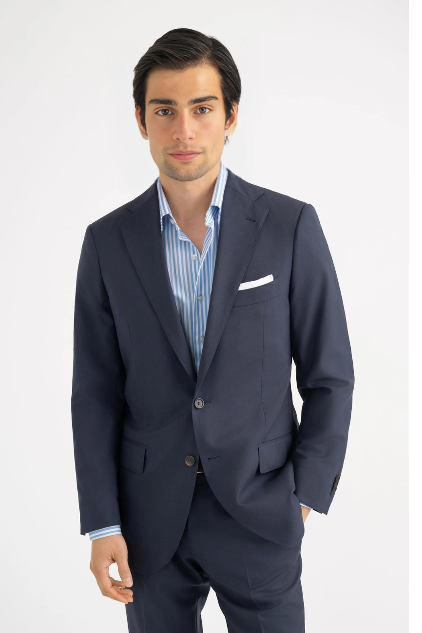 Prestige Navy Tropical Wool Allen Suit - Image 5