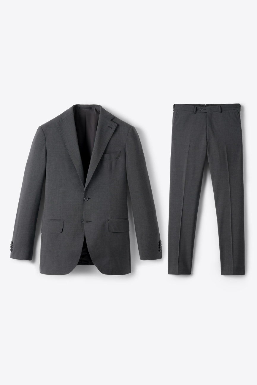 Prestige Mid Grey Wool Two-Piece Suit - Image 6
