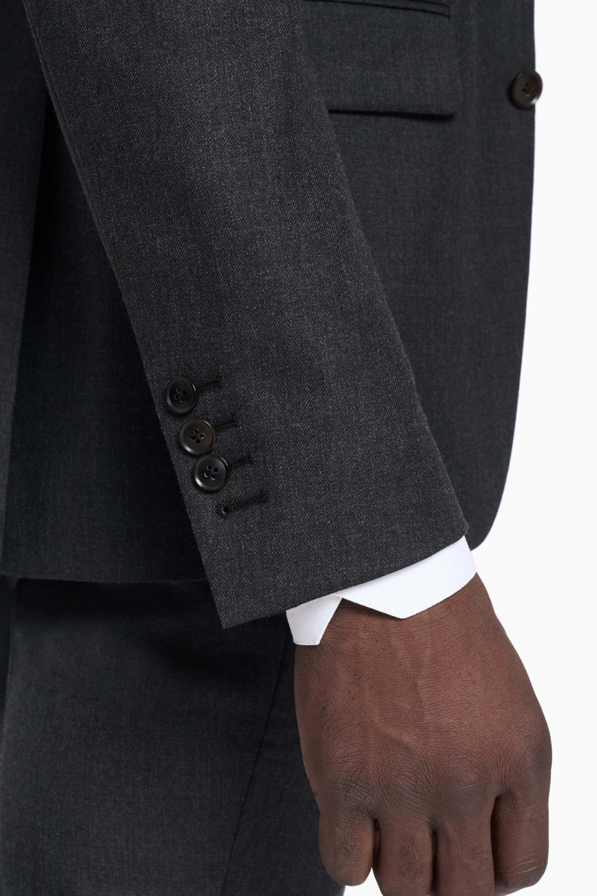 Refined Carbon Grey Two Piece Suit - Image 4