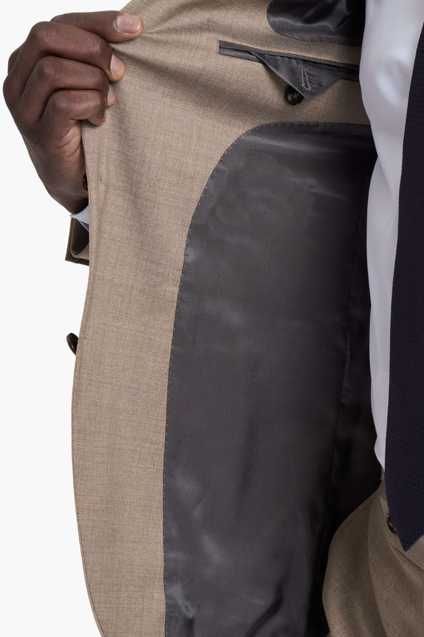 Verona Classic Light Brown Twill Suit - Image 5