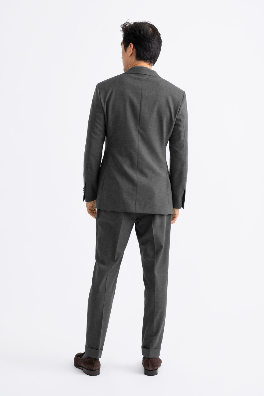 Classic Dark Grey Two-Piece Suit - Image 5