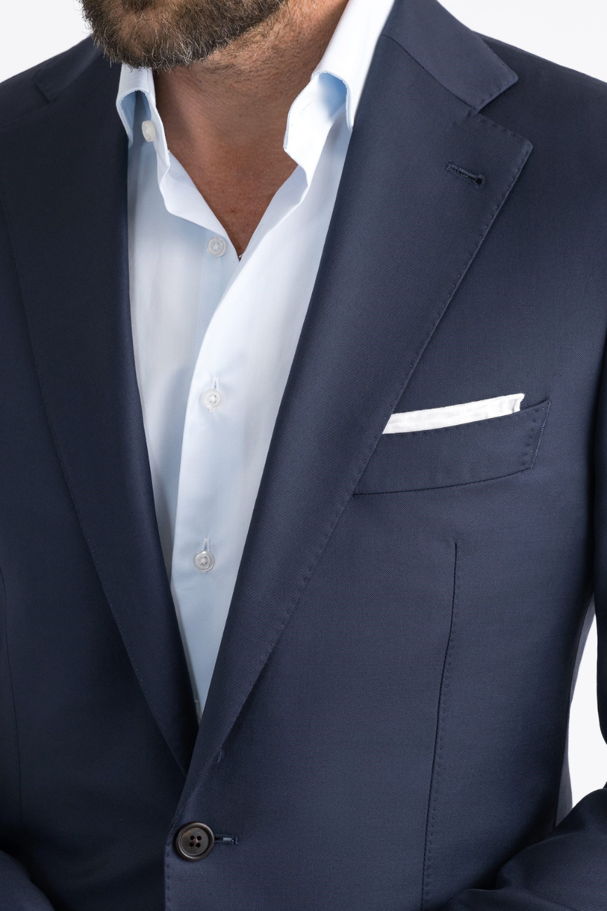 Elite Navy Wool Two-Piece Mercer Suit - Image 6