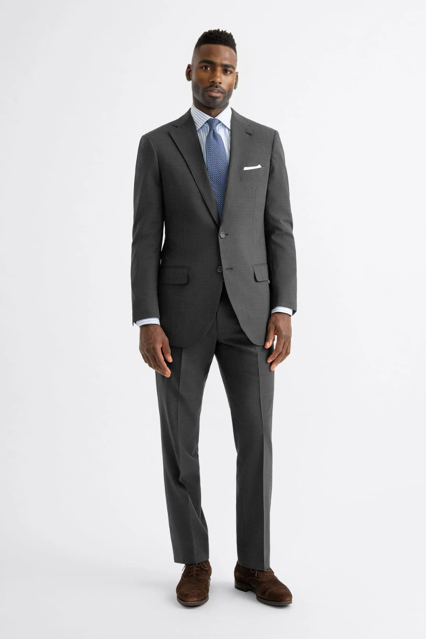 Prestige Mid Grey Wool Two-Piece Suit