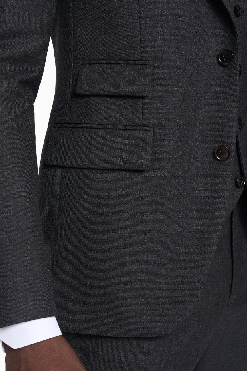 Refined Carbon Grey Two Piece Suit - Image 5