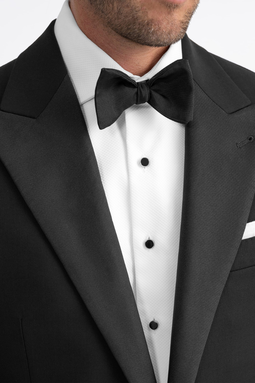 Black Peak Lapel Two-Piece Tuxedo - Image 6