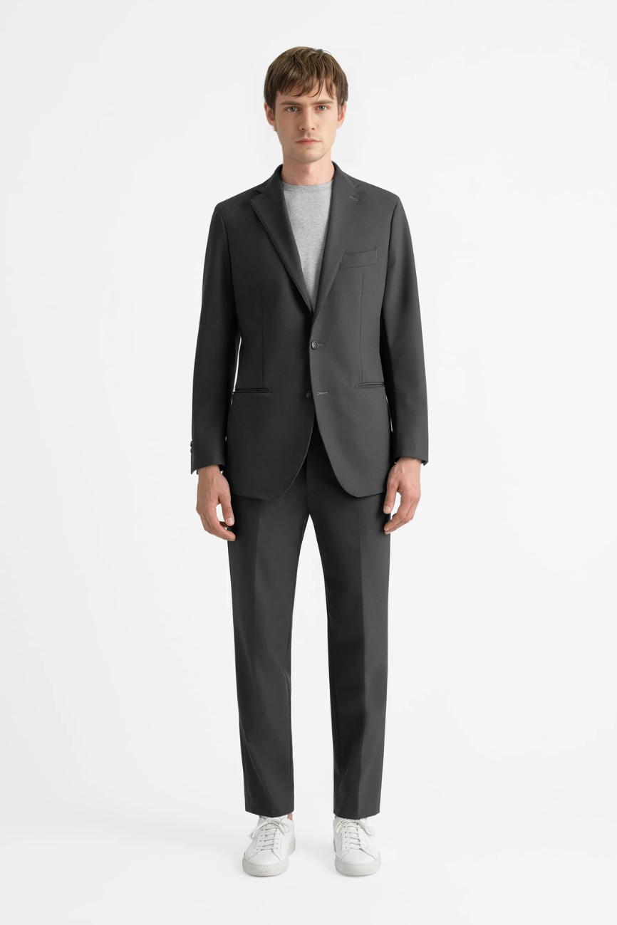Prestige Charcoal Future Wool Suit