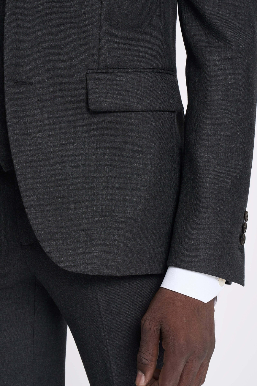 Refined Carbon Grey Two Piece Suit - Image 6