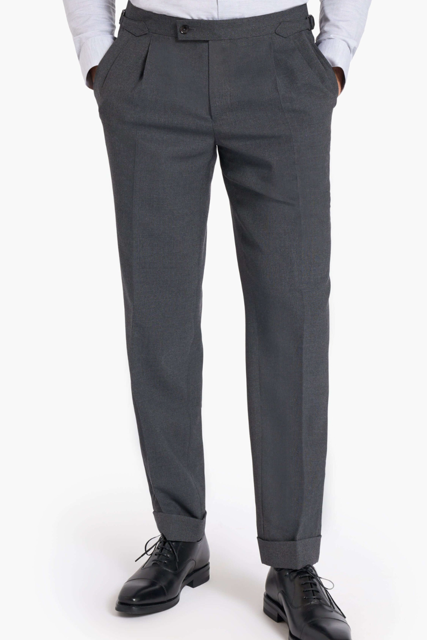 Heritage Charcoal Double Brest Tailored Suit - Image 4