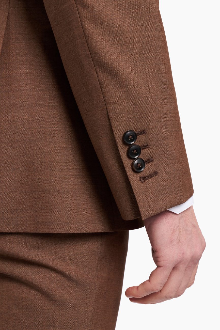 Verona Elegant Mocha Double Brest Suit - Image 4