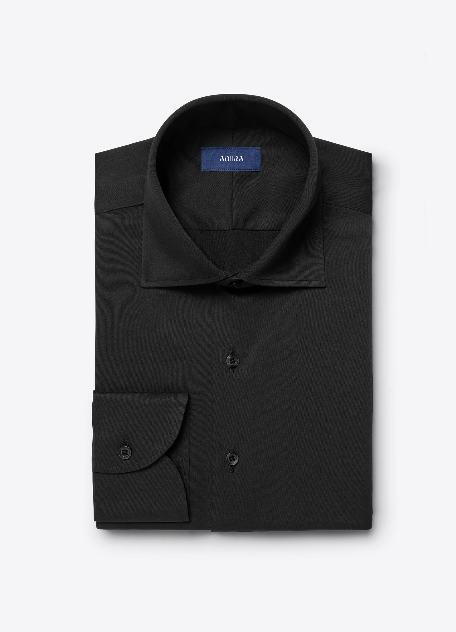 Black Broadcloth Dress Shirt