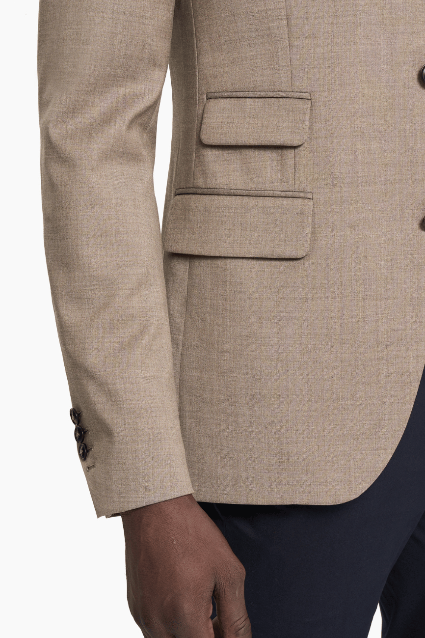 Heritage Light Brown Twill Blazer - Image 7
