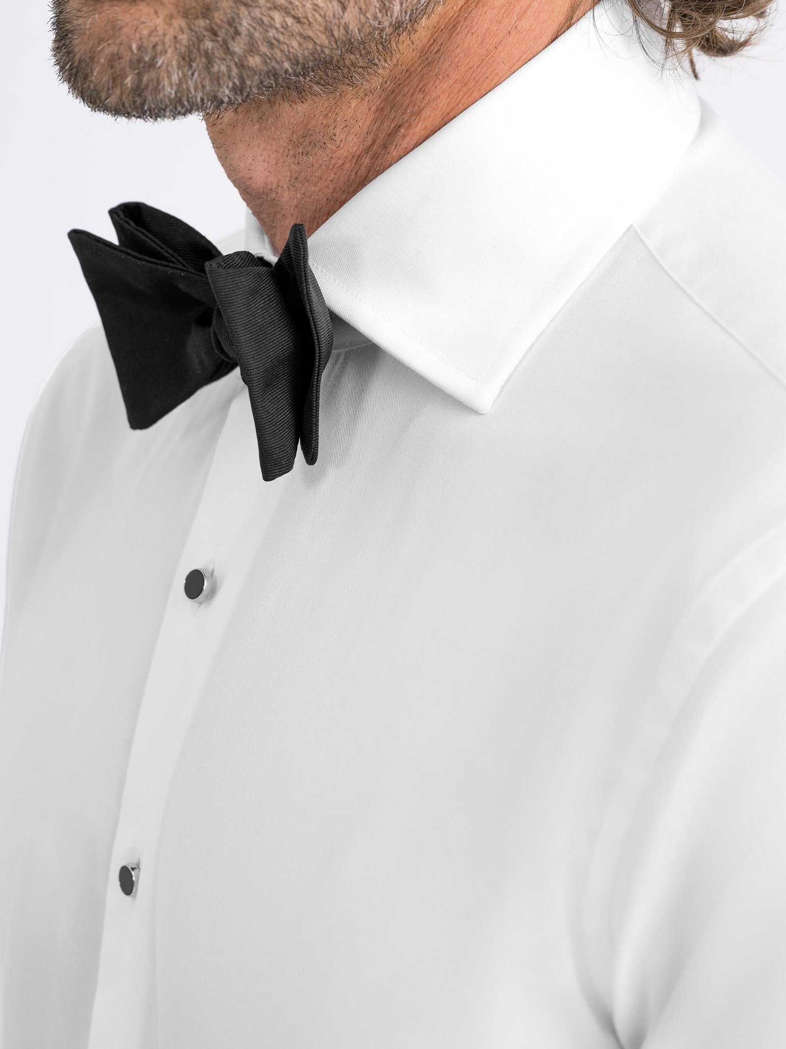 Classic White Tuxedo Shirt - Image 3