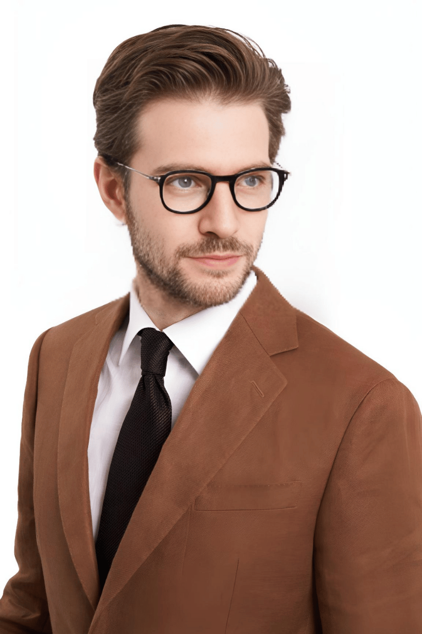 Aspen Golden Brown Irish Linen Blazer - Image 2