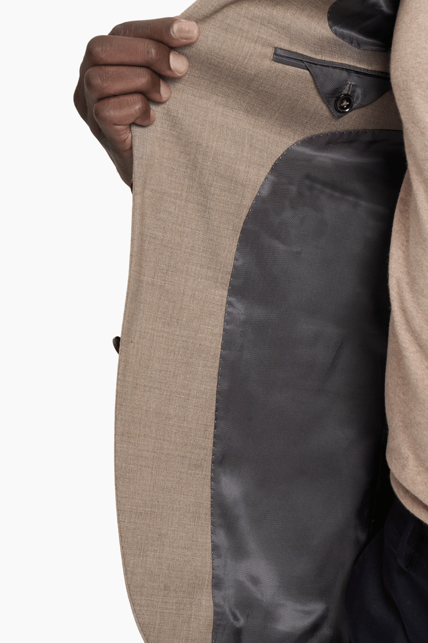 Heritage Light Brown Twill Blazer - Image 8