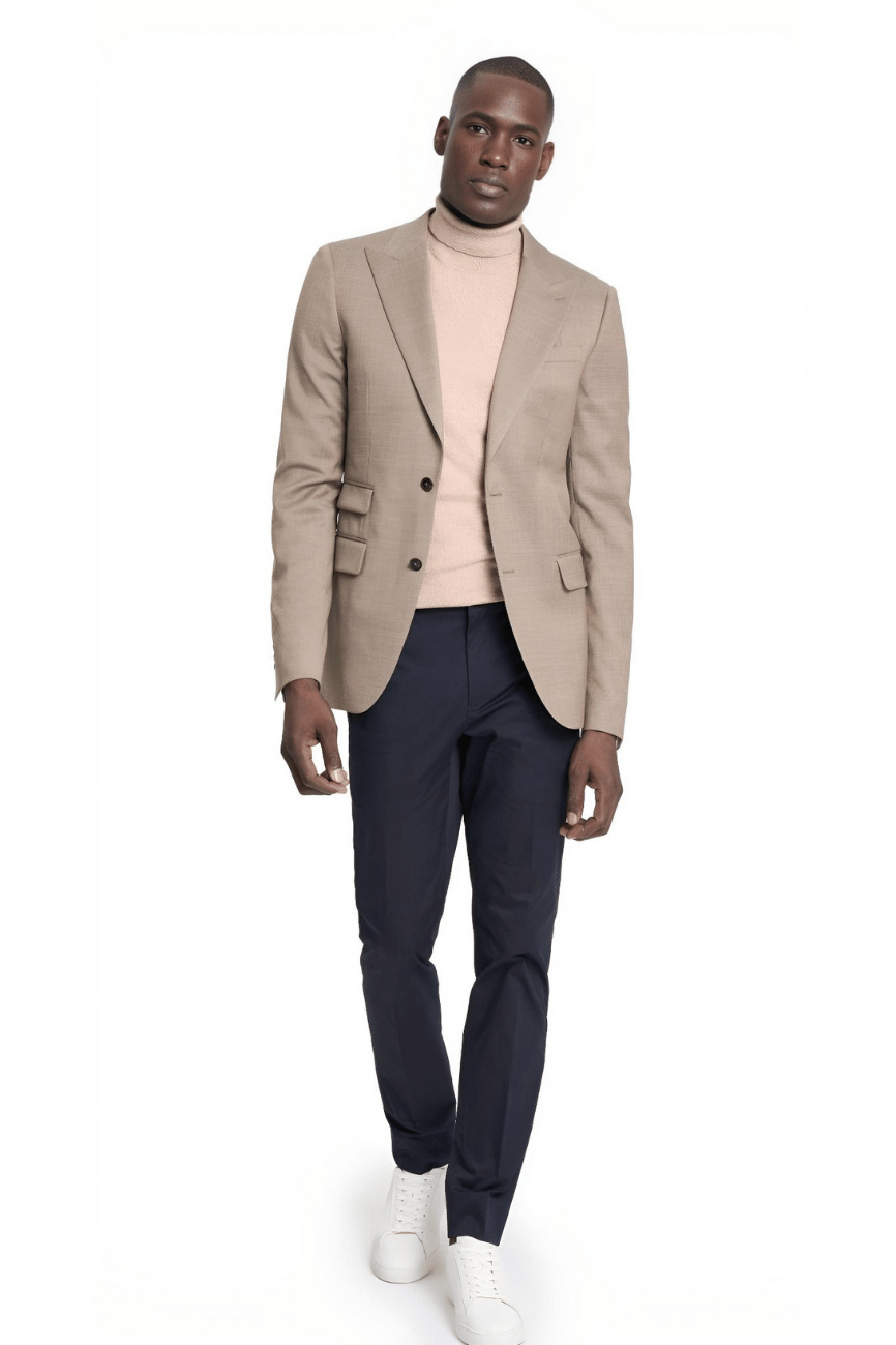 Heritage Light Brown Twill Blazer