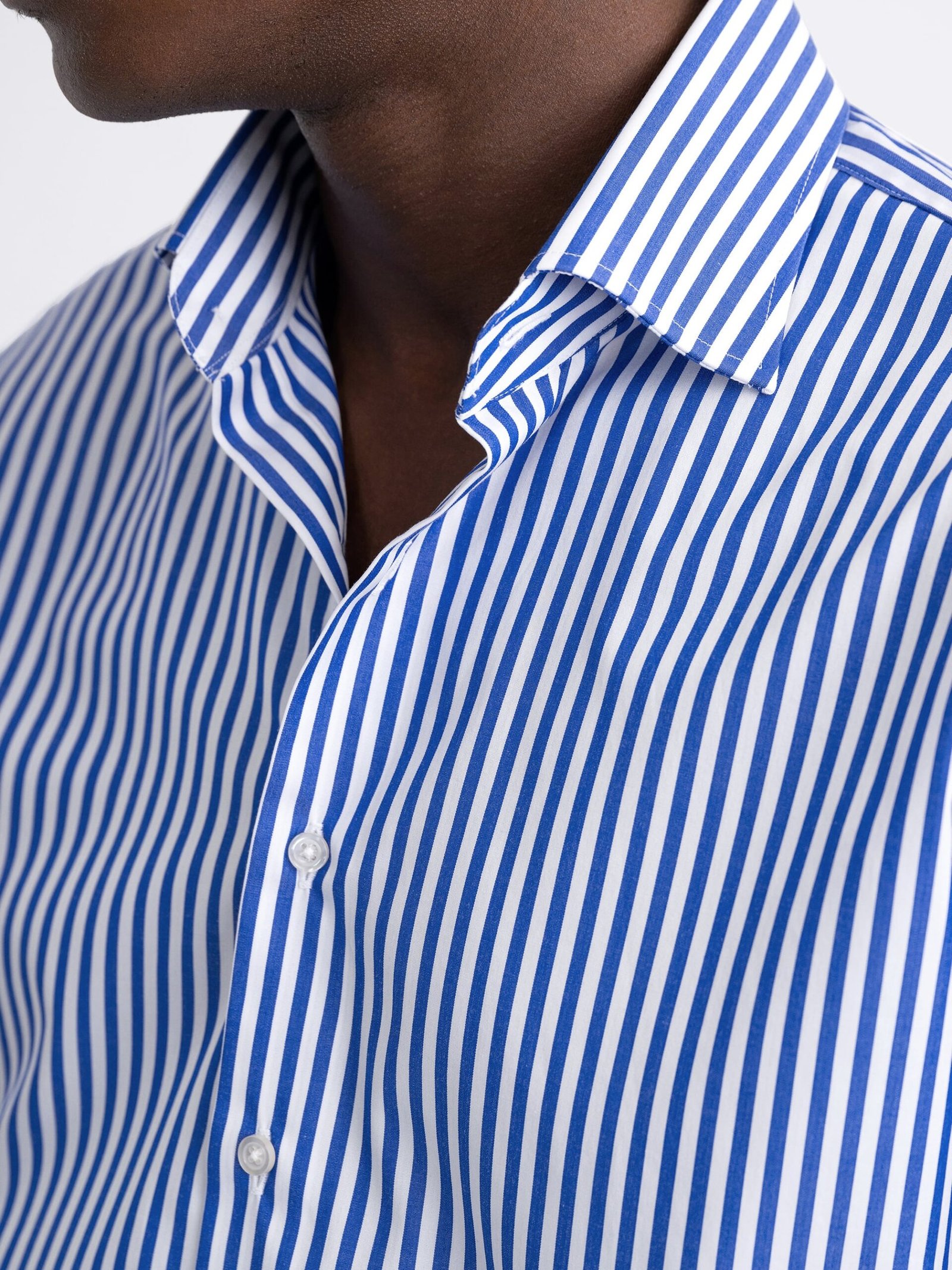 Elite Royal Blue Bengal Stripe Shirt - Image 2