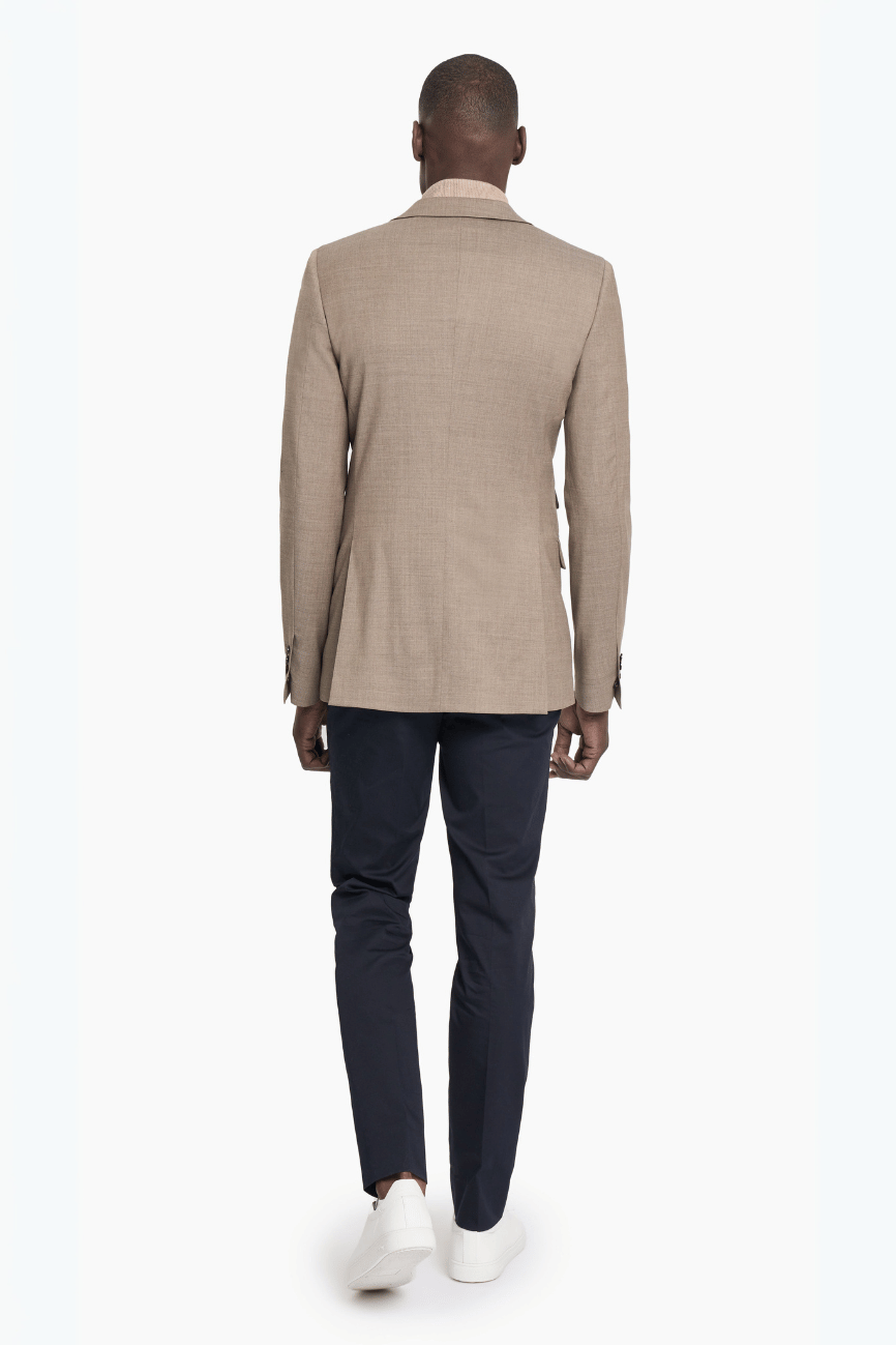 Heritage Light Brown Twill Blazer - Image 3