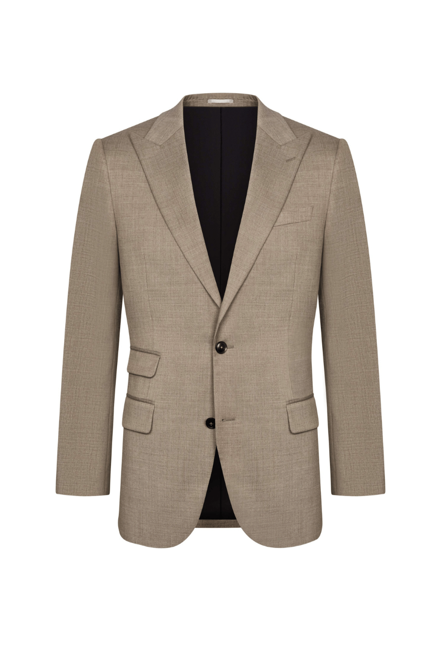 Heritage Light Brown Twill Blazer - Image 10