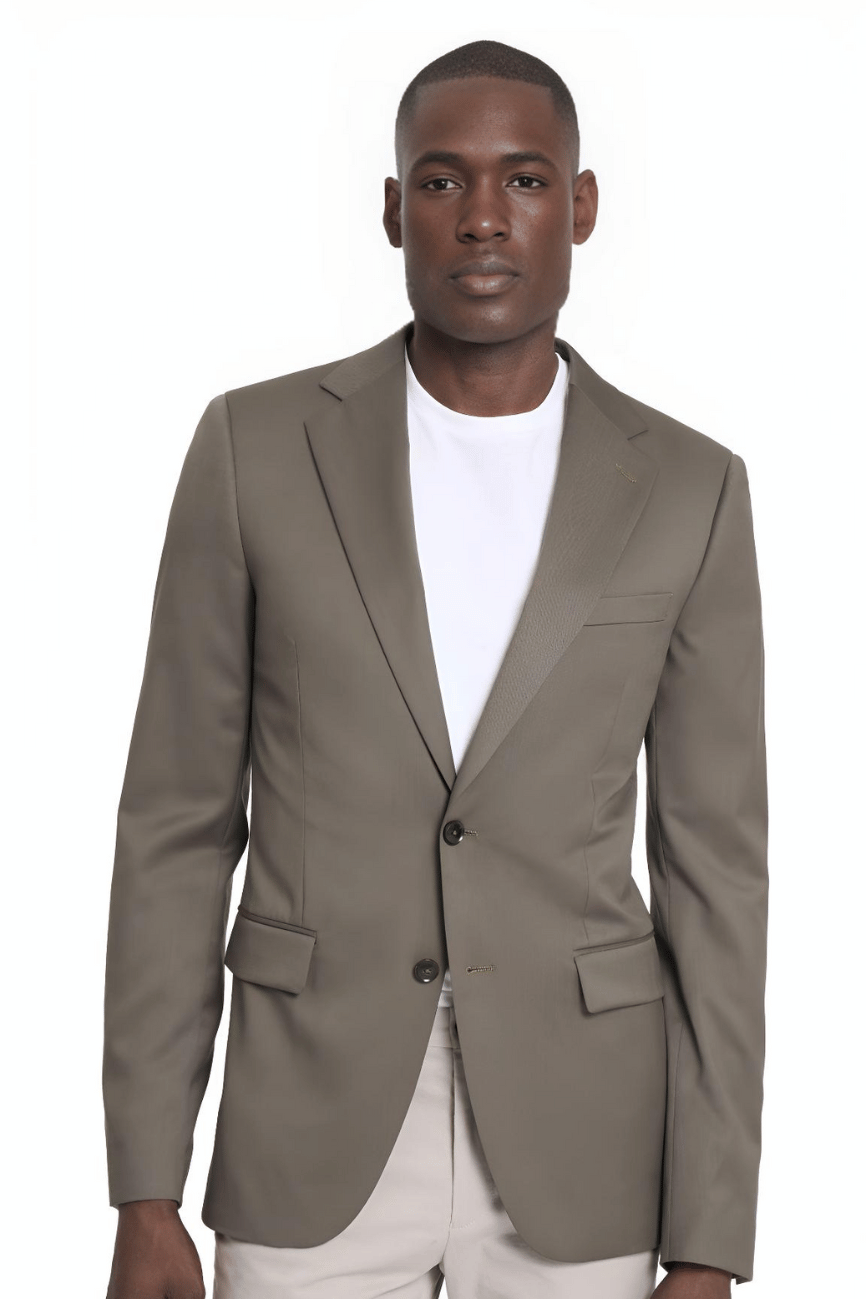 Soho Slim Olive Blazer - Image 5